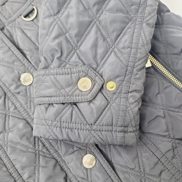 Michael Kors Women's Black Quilted Long Sleeve Sherpa Puffer Jacket Size M - Picture 7 of 14